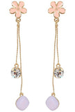 Drops - Colored Swarovski Crystal Daisy Drop