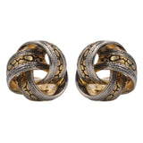 Studs - Classic Gold/Silver Celtic Design Love Knot Stud