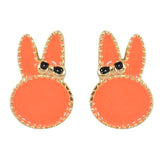 Studs - Colored Happy Bunny Stud