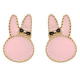 Studs - Colored Happy Bunny Stud