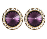 Studs - Colored Swarovski Crystal Stud