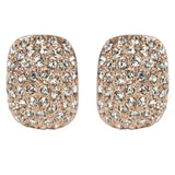 Studs - Radiant Swarovski Crystal Square Stud