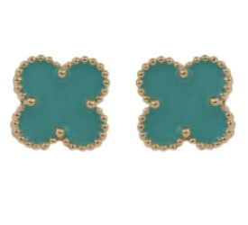 ピアス CLOVER EARRING Amazon.com: HighSpark Huggie Hoop Clover Earrings for Women